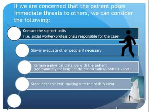 Embedded thumbnail for What should we do when the patient attempts to harm other people?
